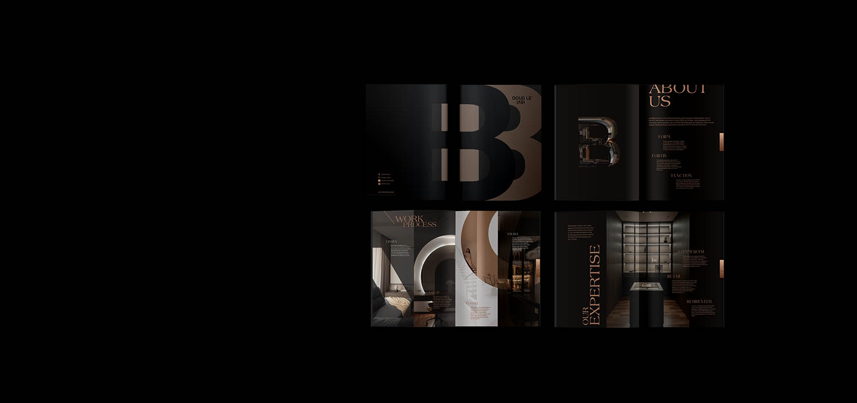 Doubble Interior company profile design